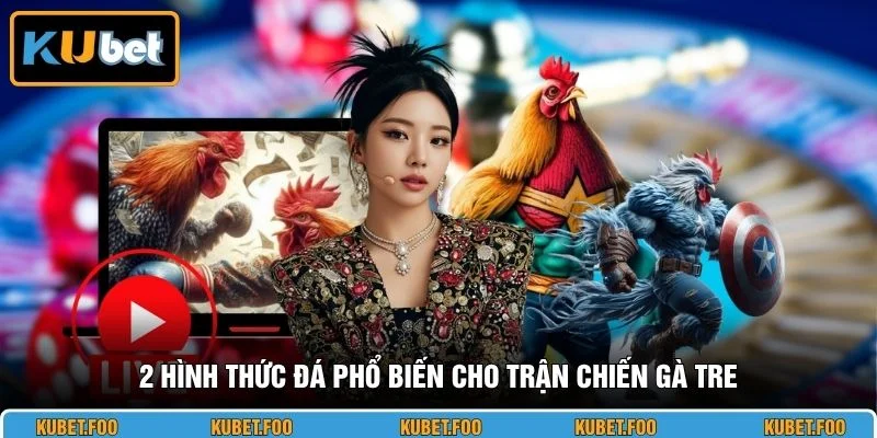 2 hình thức đá phổ biến cho trận chiến gà tre