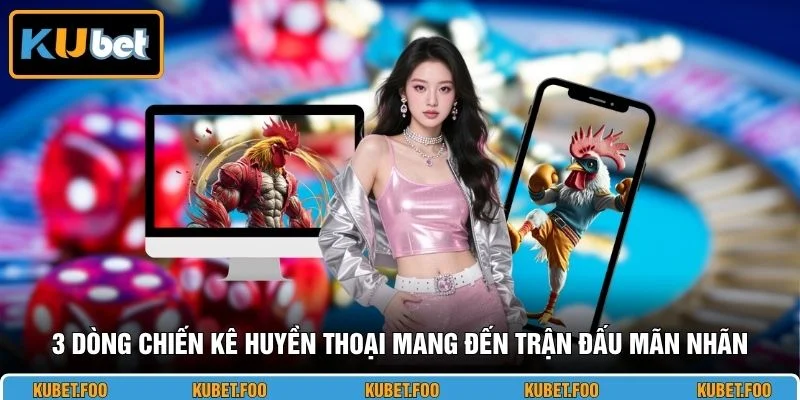 3 dòng chiến kê huyền thoại mang đến trận đấu mãn nhãn