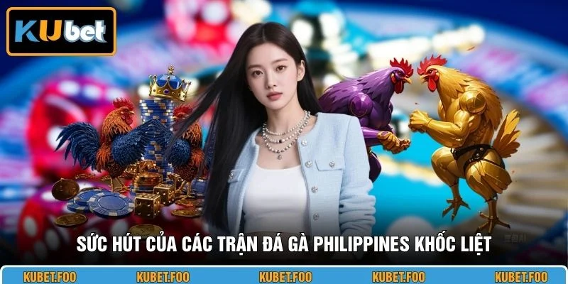 Sức hút của các trận đá gà Philippines khốc liệt